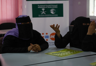 Safe spaces offer women and girls faced with violence to learn new skills to transform their lives ©UNFPA Yemen