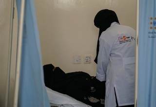 Khetam being treated at a UNFPA-supported fistula facility in Sana'a ©UNFPA Yemen