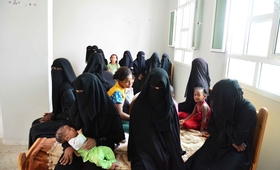 Violence against women was widespread even before the current conflict, but experts say abuses are becoming even more commonplace. A women's shelter in a port city in Yemen. © UNFPA Yemen