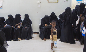 Displaced women at a health facility in Hodeidah © UNFPA Yemen