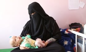 Some 1.1 million pregnant and lactating women are acutely malnourished, heightening the risk of life-threatening complications during pregnancy and labour. © UNFPA Yemen