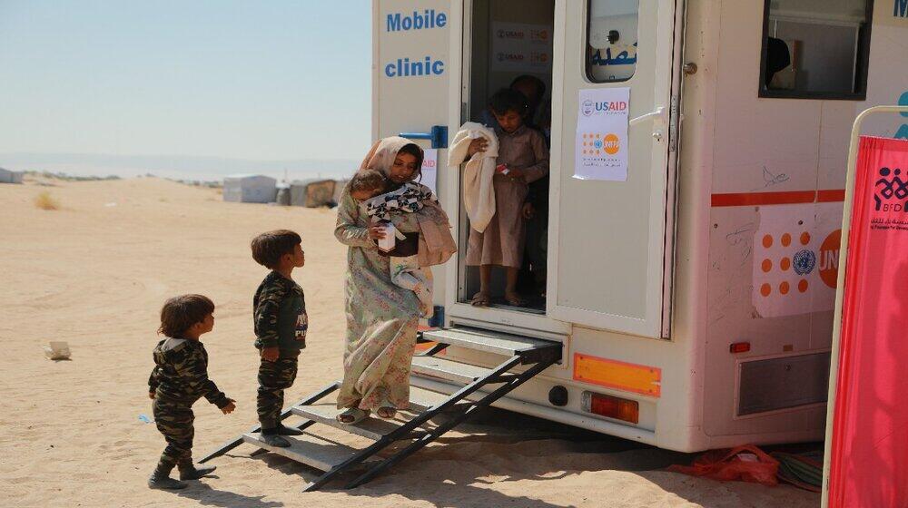 A USAID supported mobile clinic in Marib,Yemen ©UNFPA Yemen